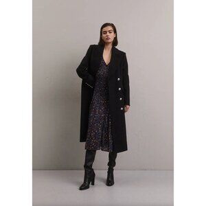 Veronica Beard Nalida Dickey Coat Black Classic Size 10 NEW